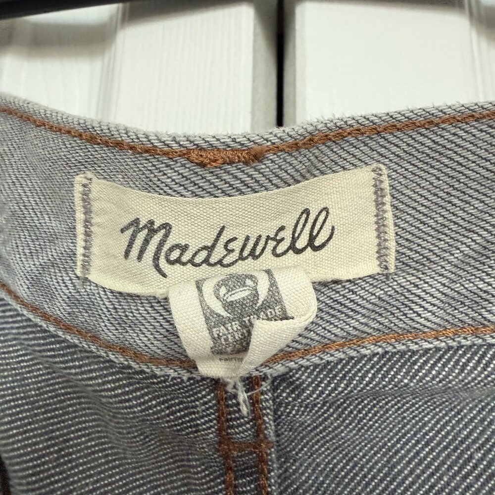 Madewell Gray Jean Shorts - Picture 3 of 4